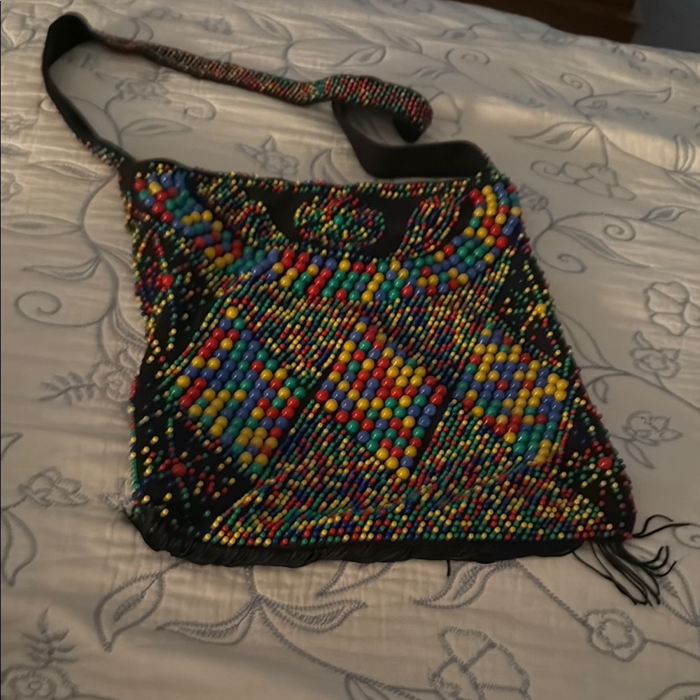 Colorful Beaded Women's Bag